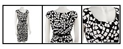 David Meister Women's Belted Print Dress
