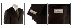 Pierre Cardin Men's Grey Wool 3-button Suit
