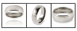 Faceted Polished Tungsten Ring with 288 Facets