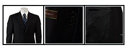 Joseph Abboud Men's Navy Wool 2-button Blazer