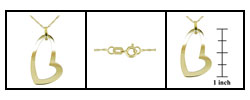 14k Gold Heart Pendant