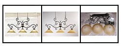 Iron 3-light Island Chandelier