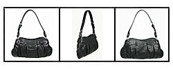 Ferragamo Black Leather Shoulder Bag
