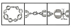Stainless Steel Oval Link Bracelet