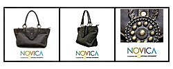 Leather 'Western Casual' Handbag (Mexico)