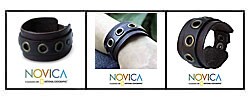 Genuine Leather 'Rogue Cinnamon' Bracelet (Thailand)