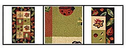 Hand-hooked Backyard Wool Rug (1'8 x 2'6)