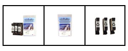 Three-pack of HP Compatible 51645A (HP 45) Black Inkjet Cartridges (Refurb)