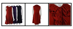 Essentials by A.B.S Women's Ruffle Dress