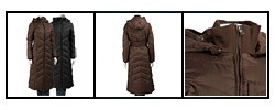 Steve Madden Women's Full-length Coat with Hood