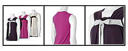 Belle du Jour Juniors Empire Waist Sleeveless Top