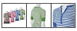 Energie Junior's Stripe Pouch-pocket Henley Shirt