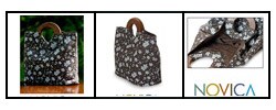 Cotton 'Jasmine Breeze' Handbag (Thailand)