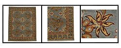 Hand-knotted Sangli Slate Blue Wool Rug (6' x 9')