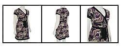 Elizabeth Women's Printed Wrap Dress