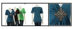 Simply Irresistible V-neck Rhinestone Shirt