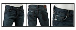 Super Rifle Men's Bootcut Stone Wash Jeans