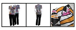 Mix Studio's Wall Street 2-piece Printed Pant Set
