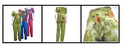 Mix Studio's Women's Wall St. Pant Suit with Printed Top