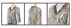 California Bloom Women's Leopard Bell Cuff Top