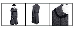Rothschild Girl's 2-piece Wool Coat and Hat Set