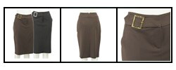 Joseph A Women's Belted Career Skirt