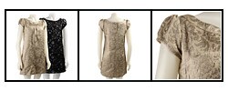 Necessary Objects Junior's Jacquard A-line Dress