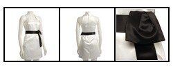 Max & Cleo Women's Satin Racerback Halter Dress