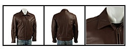 Docker's Men's Shrunken Lamb Bomber Jacket