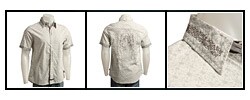 English Laundry Men's Inside-out Print Woven Shirt