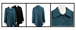 Komitor Boiled Wool Pleat Pant Coat