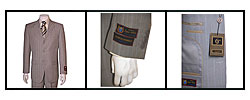 Giorgio Fiorelli Men's 2-piece Grey 3-button Suit