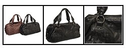 Andrew Marc Rebecca Lambskin Leather Satchel