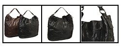 Andrew Marc Lianna Large Lambskin Hobo Bag