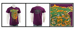 Ed Hardy Men's Purple Gel Tiger T-shirt
