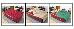 Air Cloud Raised Full-size Air Bed with Remote