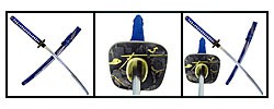  Samurai Katana 41-inch Sword with Blood Line