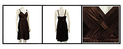 Robbie Bee Women's Velvet Lattice Dress