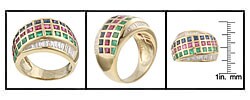 Encore by Le Vian 18k Gold Gemstone and 1ct TDW Diamond Ring (M-N, SI2-SI3)