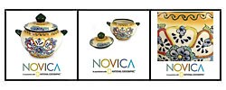 Ceramic 'Summer Harvest' Soup Tureen (Mexico)
