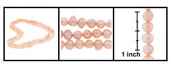 Cultured Pink Freshwater Pearl Strand