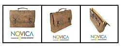 Amber Style Leather Briefcase (Mexico)