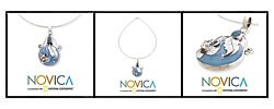 Chalcedony 'Floral Delight' Necklace (India)