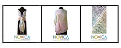 'Dreamy Pastels' Alpaca Wool Shawl (Peru)