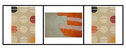Hand-tufted Embassy Sunburst Rug (4' x 6')