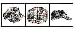 Adi Designs Fleece Lined Plaid Cap
