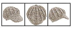Adi Designs Acrylic Crochet Newsboy Cap