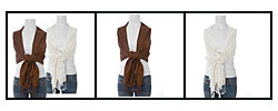 Adi Designs Pashmina Shawl with Fringe