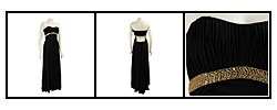 Bari Jay Women's Strapless Empire Waist Dress