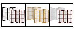 Double Cross 36-inch 3-panel Shoji Screen (China)